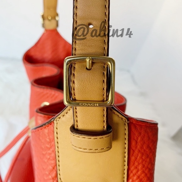 Coach Legacy Dream Drawstring Pebble Leather Bag - Picture 8 of 16